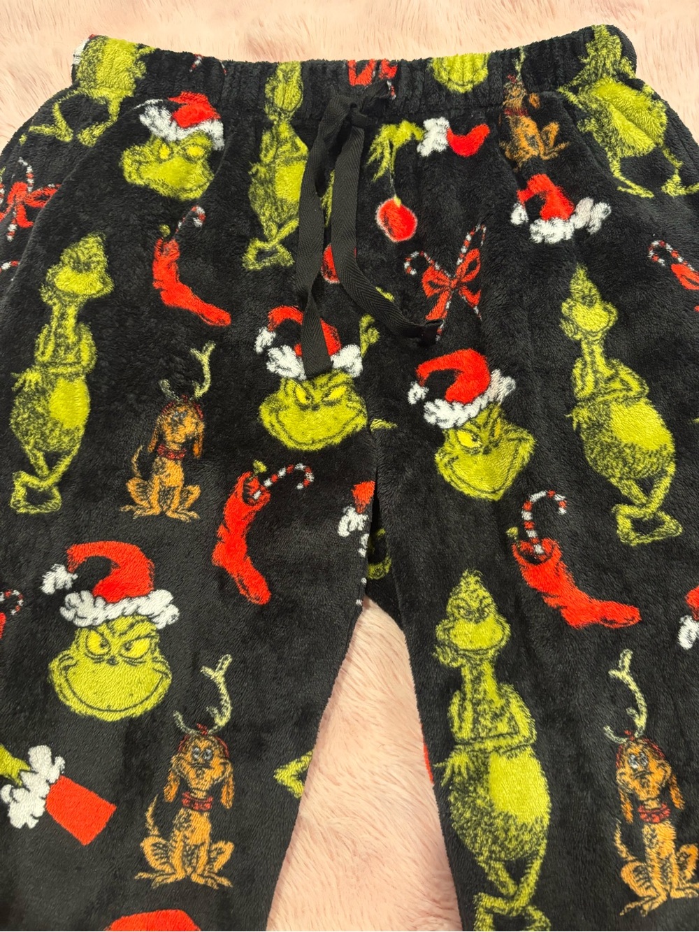 Black Grinch Holiday Pajama Pants - Unbranded